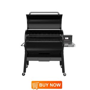 Weber 23510001 SmokeFire EX6 Wood Fired Pellet Grill, Black