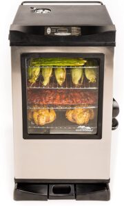 Masterbuilt 20077515 Front Controller Electric Smoker with Window and RF Controller